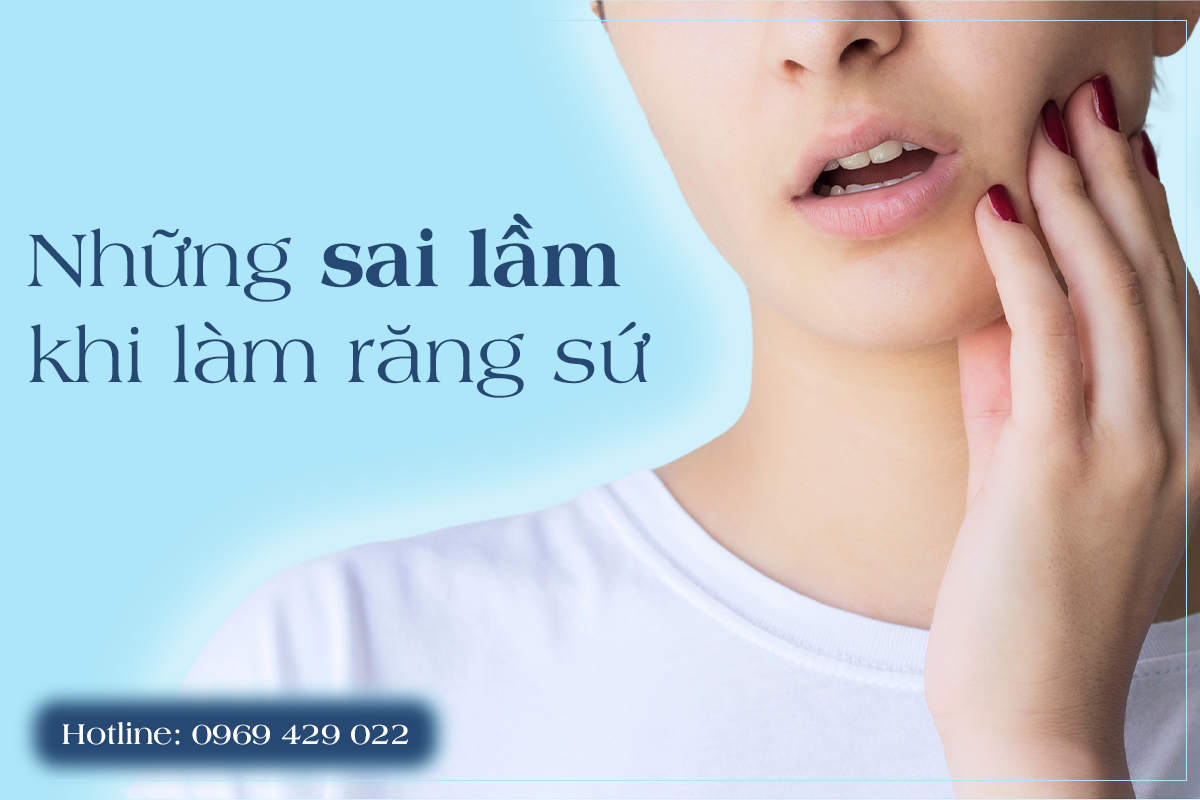 Làm răng sứ đang là một trong những giải pháp thẩm mỹ nha khoa được quan tâm nhiều nhất trong những năm gần đây. Chỉ trong thời gian ngắn, răng sứ có thể cải thiện màu sắc, hình dáng răng và giúp nụ cười trở nên tự tin hơn rõ rệt. Tuy nhiên, thực tế cho thấy không ít người phải đối mặt với những hệ quả ngoài mong muốn như ê buốt kéo dài, hôi miệng, viêm nướu hay răng sứ nhanh xuống màu. Nguyên nhân không nằm ở bản thân phương pháp bọc sứ, mà đến từ những sai lầm phổ biến khi quyết định làm răng sứ. Hiểu đúng và tránh sớm những sai lầm này chính là cách giúp bạn bảo vệ răng thật và sở hữu nụ cười bền đẹp lâu dài.