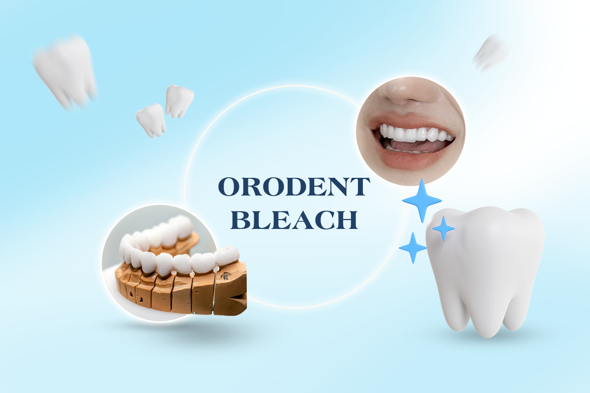 Răng sứ Orodent Bleach là dòng răng sứ thẩm mỹ cao cấp thuộc hệ vật liệu Orodent – thương hiệu nha khoa đến từ Ý, nổi tiếng với các dòng sứ có độ tinh xảo cao, màu sắc ổn định và khả năng tái tạo ánh sáng gần giống răng thật.
