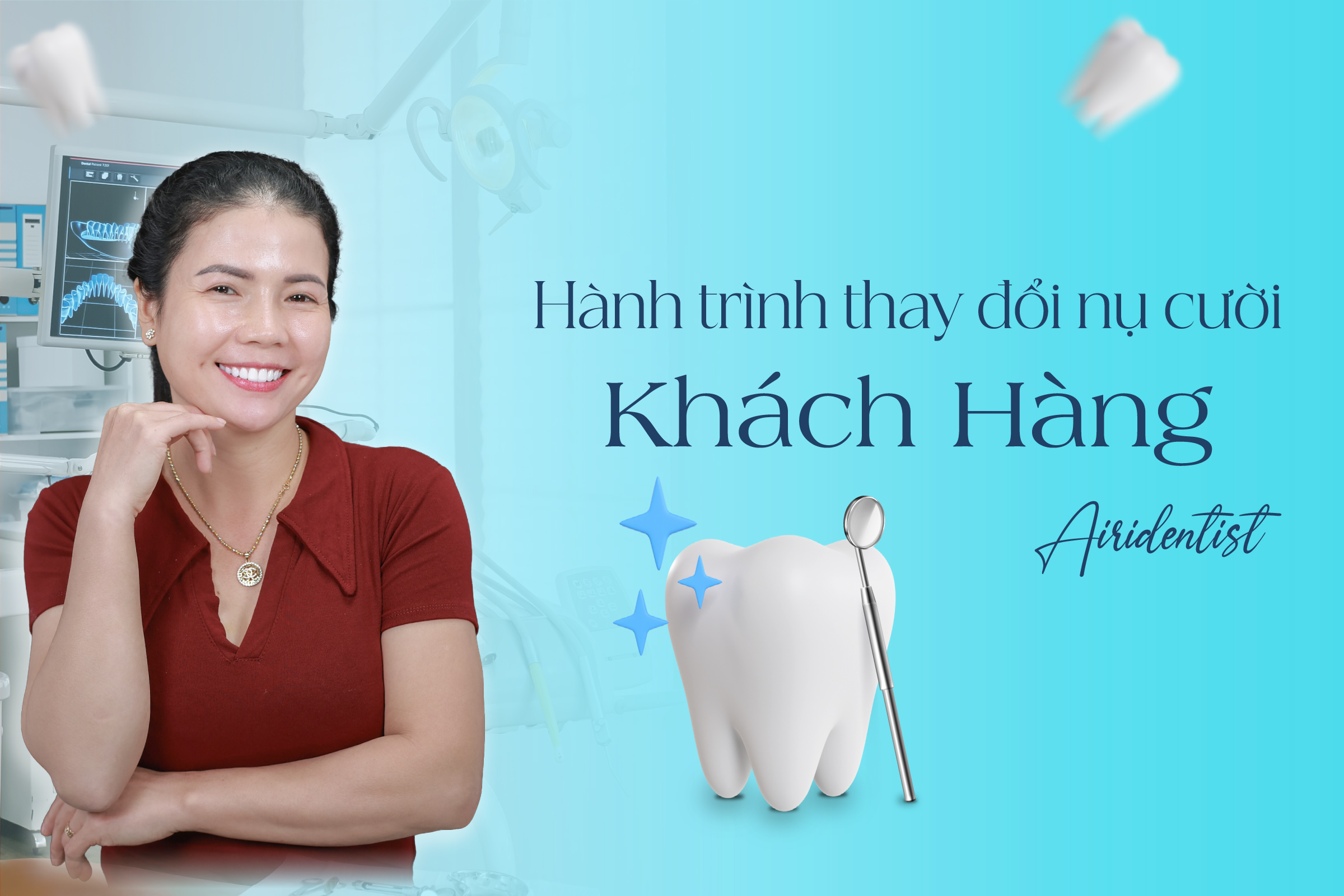 Bọc răng sứ Zirconia không chỉ là giải pháp cải thiện thẩm mỹ nụ cười, mà còn là hành trình giúp khách hàng lấy lại nụ cười tự tin và thoải mái trong giao tiếp hằng ngày.