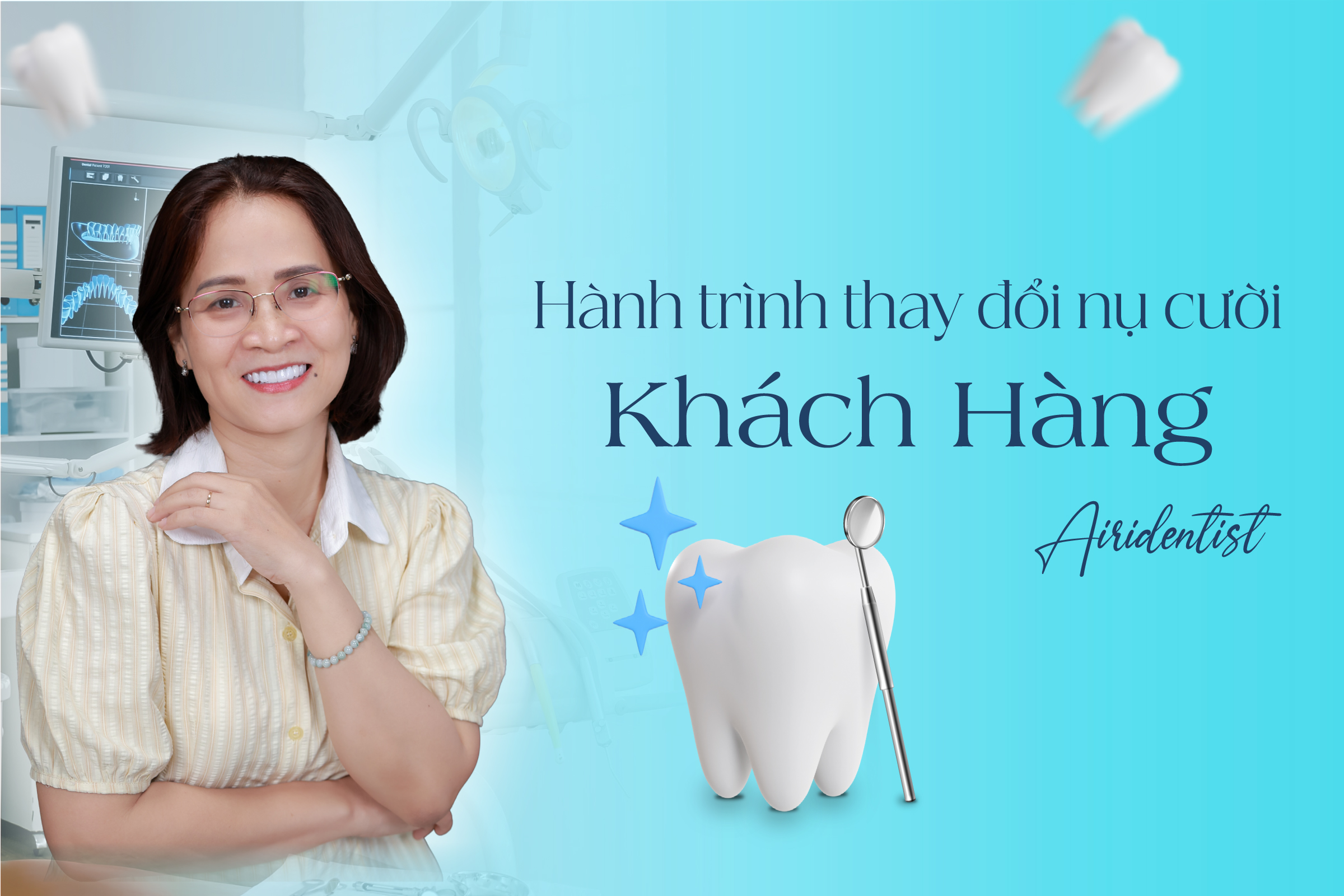 Câu chuyện làm răng sứ của cô không đơn thuần là cải thiện thẩm mỹ, mà là hành trình vượt qua nỗi sợ đã theo cô suốt nhiều năm để lấy lại nụ cười tự tin trong công việc mình yêu quý.